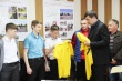 Встреча главы с юношеской командой ФК «Фаворит».